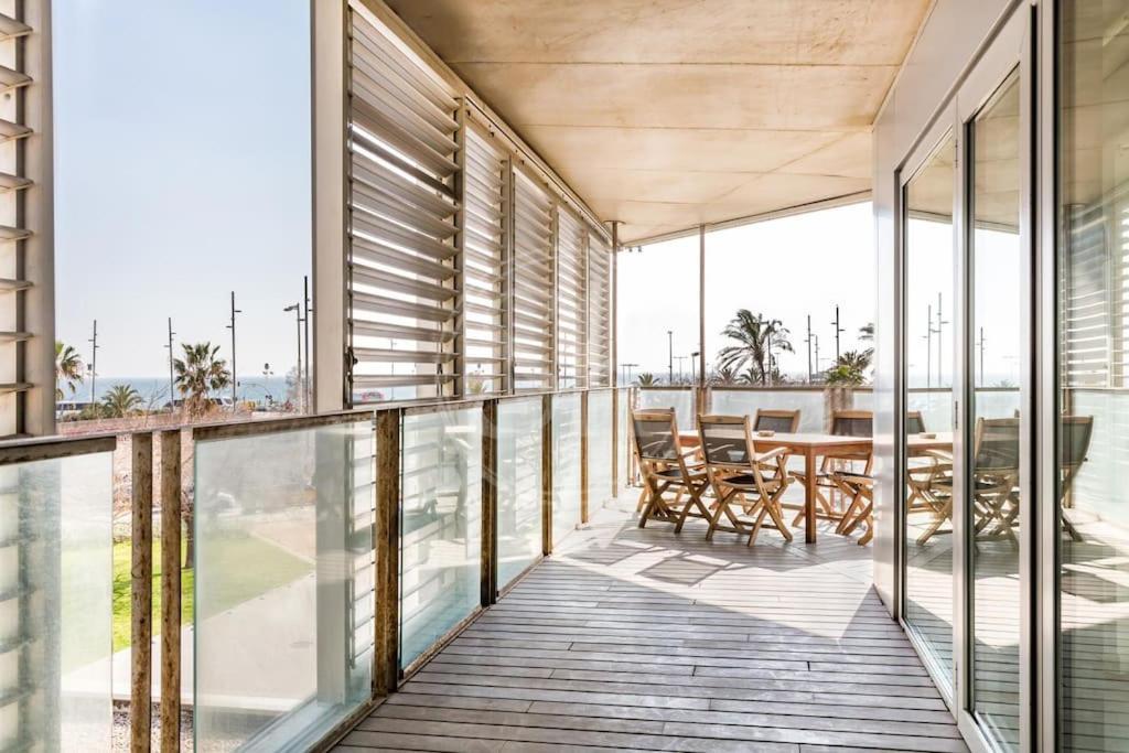 Beachfront With Terrace Apartment *